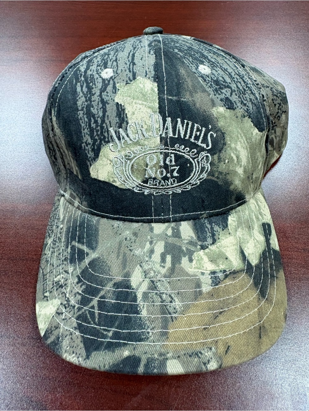 Jack Daniel’s 
Mossy Oak Camouflage Baseball Cap - Green/Black